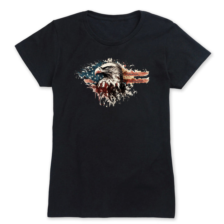 American Flag and Eagle Message Tee 4 from America The Beautiful® - W