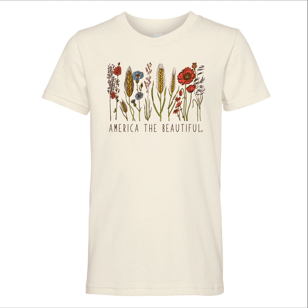 America The Beautiful® Wild Garden Youth Girls Graphic T-Shirt