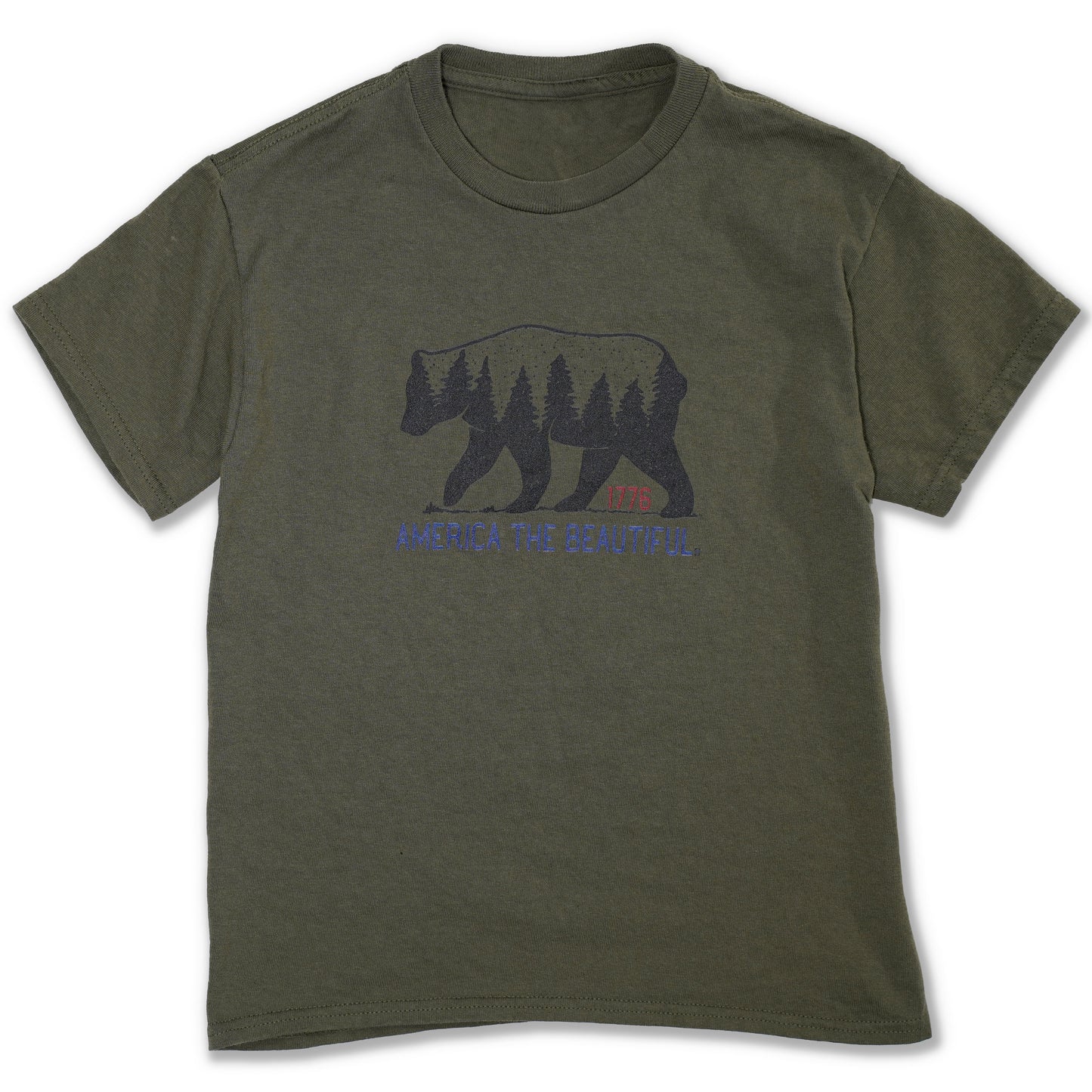 America The Beautiful Boys' Grizzly Bear Tee