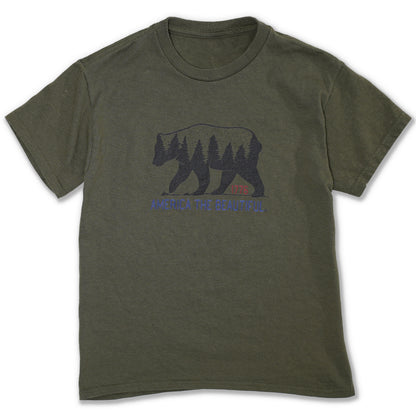 America The Beautiful® Boys' Grizzly Bear Tee