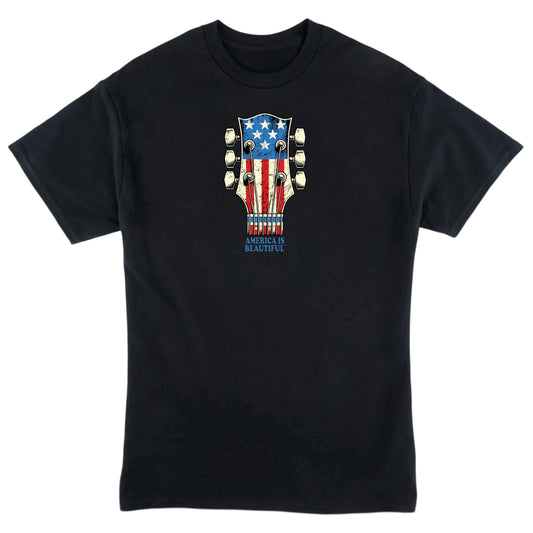 Headstock Patriot American Flag Graphic Tee from America The Beautiful® - Y