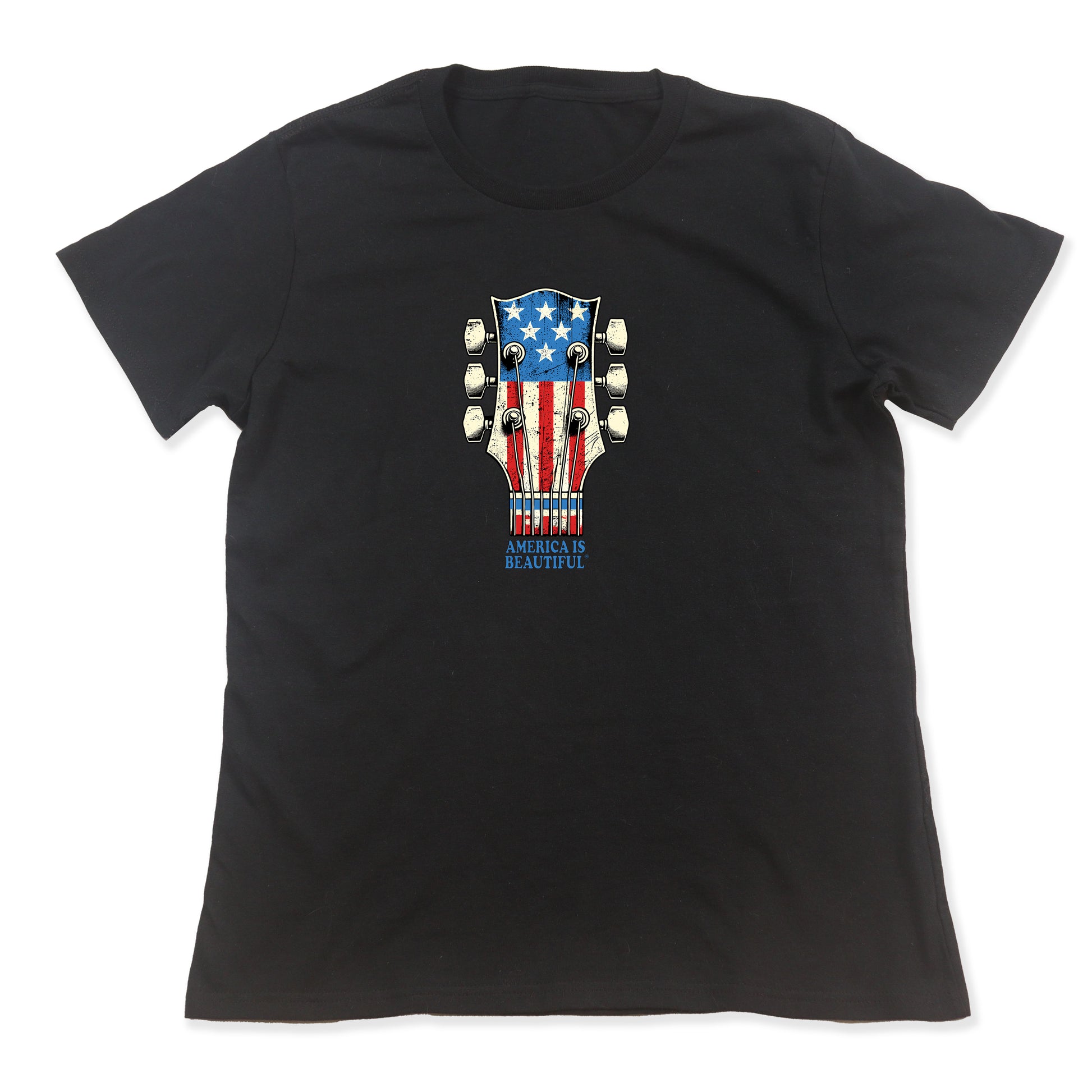 Headstock Patriot American Flag Graphic Tee