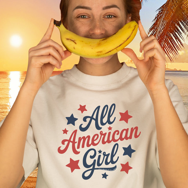 All American Girl Message Tee 1.0 Youth from America The Beautiful®