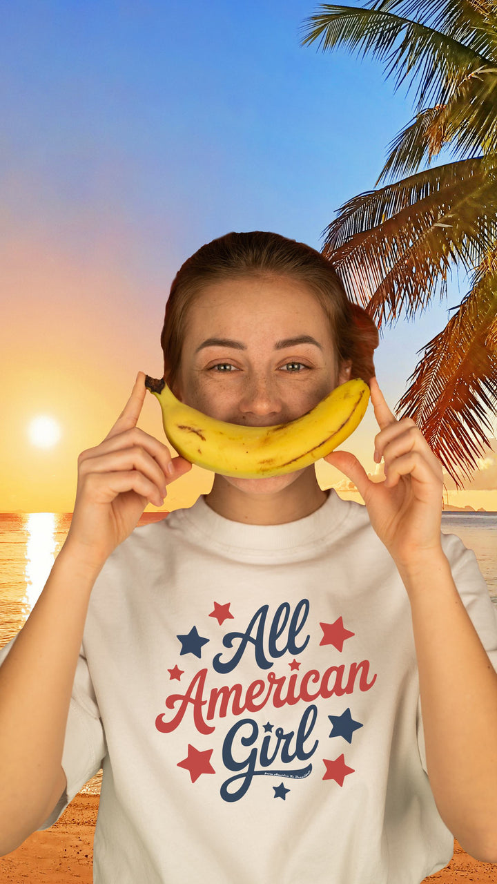 All American Girl Message Tee 1.0 Youth from America The Beautiful®