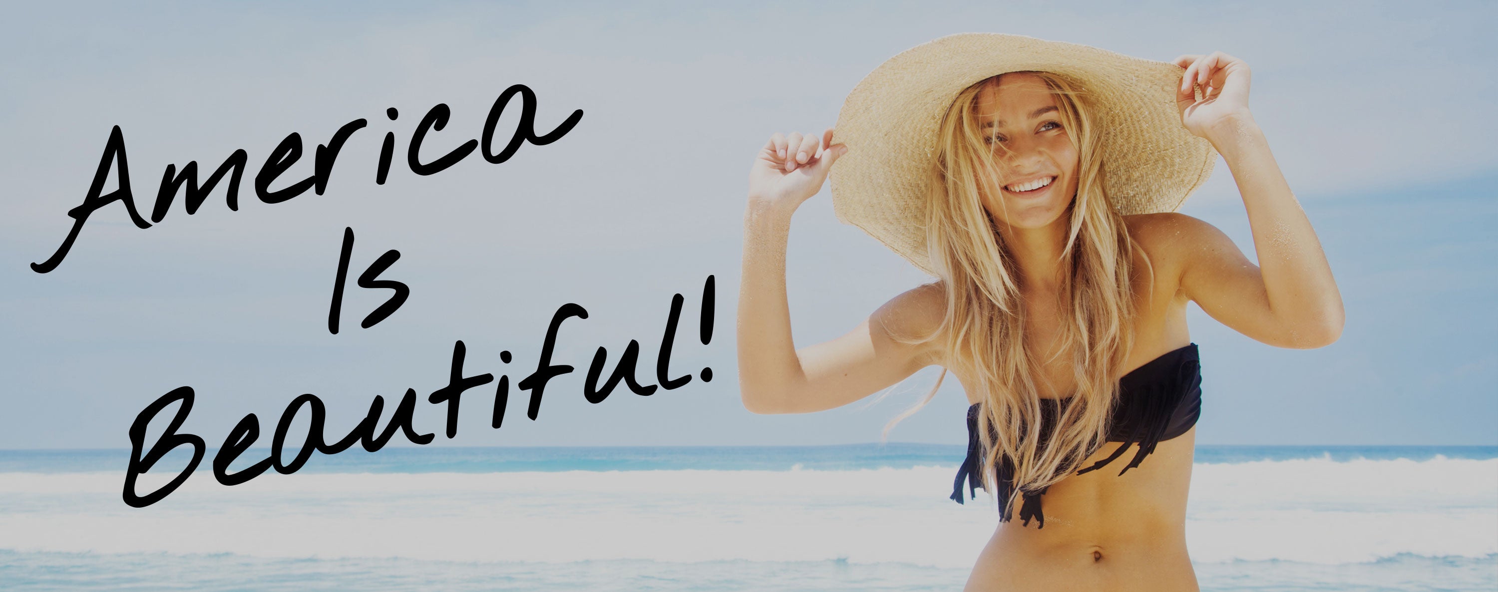 Woman dancing on beach under the sun