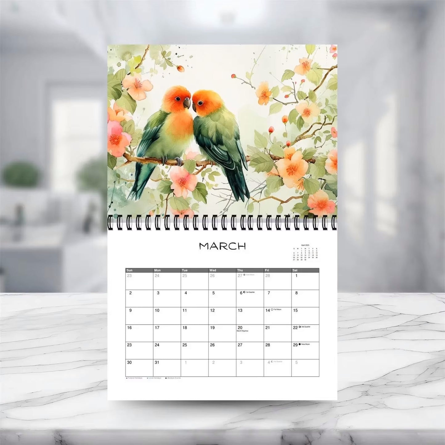 2025 Feathered Friends Wall Calendar by America Is Beautiful™