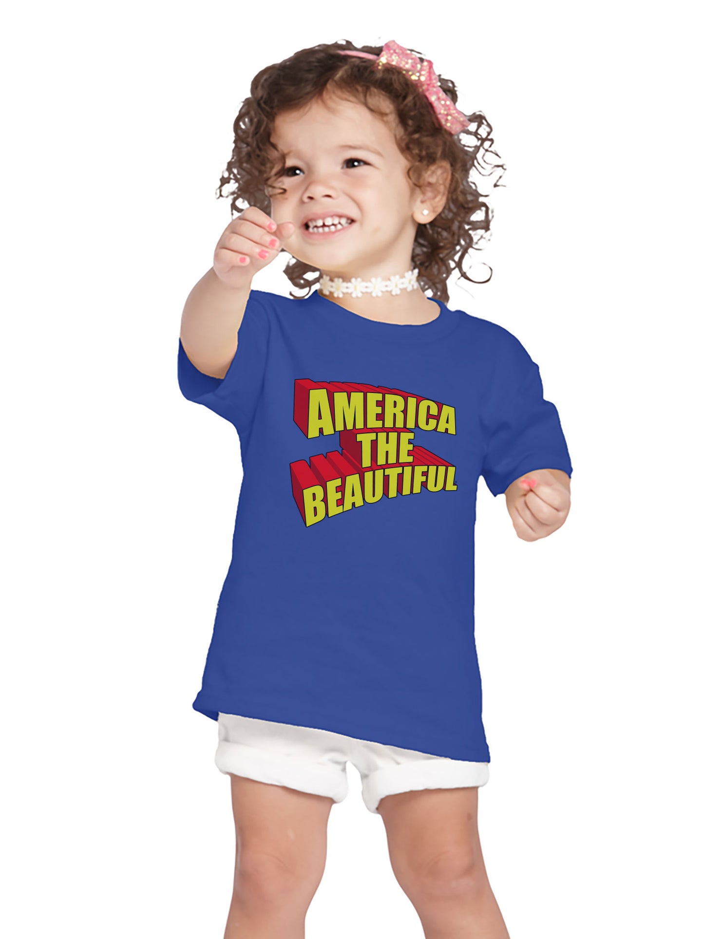 American Superhero Toddler Graphic T-Shirt by America The Beautiful