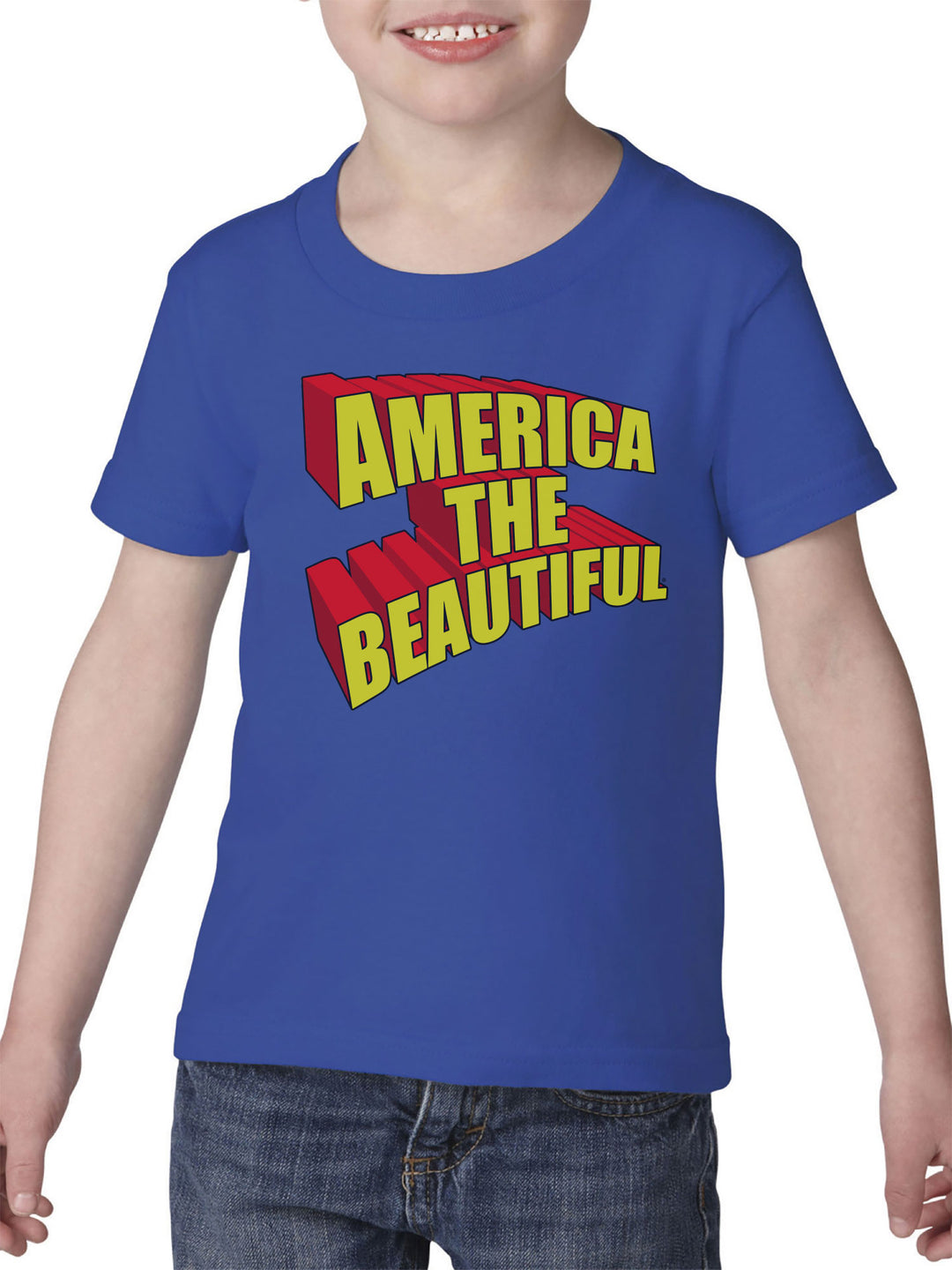 American Superhero Toddler Graphic T-Shirt by America The Beautiful