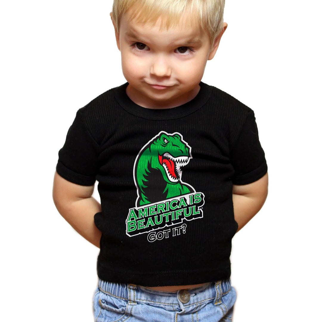 America Is Beautiful Got-it? Toddler’s  T-Rex Tee