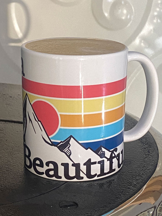 The Rocky Mountain Sunrise Mug by America The Beautiful®