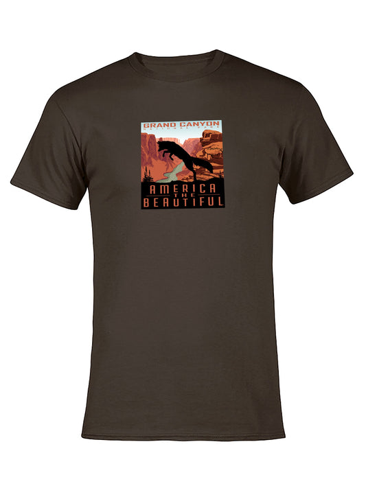 Grand Canyon National Park Jumping Fox T-Shirt