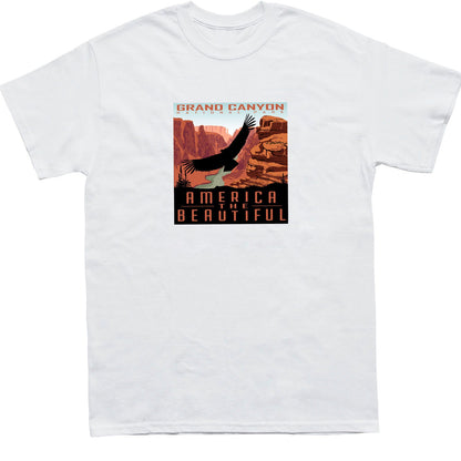 America The Beautiful® Grand Canyon National Park Soaring Condor Mens Graphic Tee