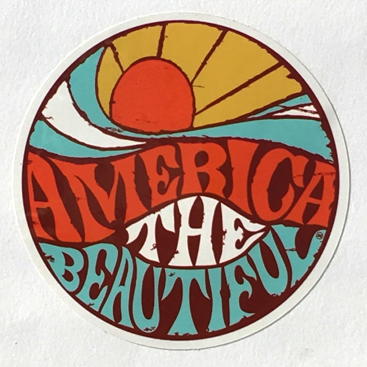 America The Beautiful™ Awesome Sunset Vehicle Magnet