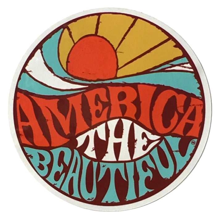 America The Beautiful® Awesome Sunset Vehicle Magnet