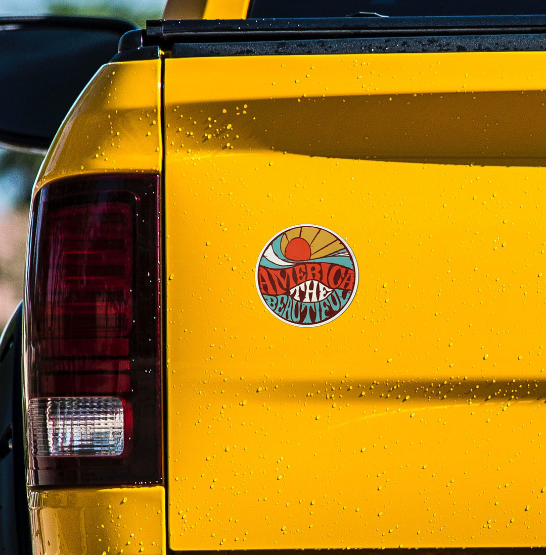 America The Beautiful® Awesome Sunset Vehicle Magnet